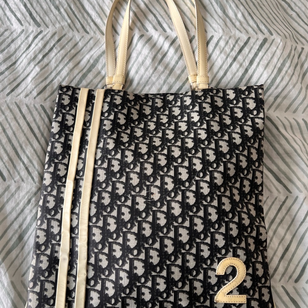Dior Vintage Trotter No. 2 Monogram Tote